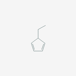 molecular formula C7H10 B13801990 1,3-Cyclopentadiene, 5-ethyl CAS No. 22516-13-8