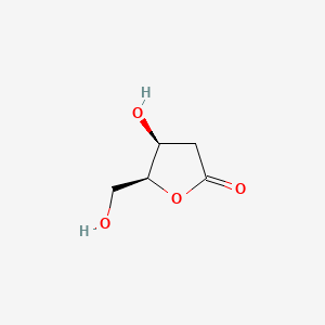 molecular formula C5H8O4 B13802006 2-Deoxy-L-threo-pentonic acid gamma-lactone CAS No. 78185-09-8