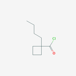 Cyclobutanecarbonyl chloride, 1-butyl-