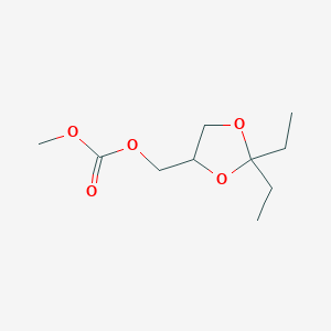 (2,2-Diethyl-1,3-dioxolan-4-yl)methyl methyl carbonate