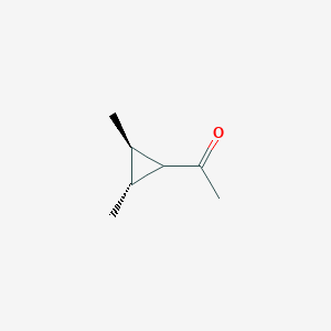 molecular formula C7H12O B13802093 1-[(2R,3R)-2,3-dimethylcyclopropyl]ethanone 