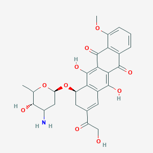 molecular formula C27H27NO10 B13802130 9,10-Anhydro Doxorubicin 