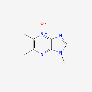 1,5,6-Trimethyl-4-oxo-1H-4lambda~5~-imidazo[4,5-b]pyrazine