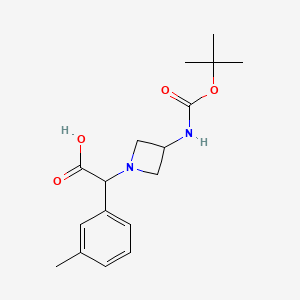 (3-Tert-butoxycarbonylamino-azetidin-1-YL)-M-tolyl-acetic acid