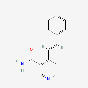 molecular formula C14H12N2O B13802230 4-Styrylnicotinamide CAS No. 39585-48-3