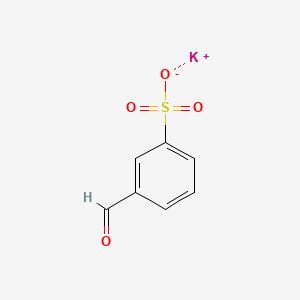 molecular formula C7H5KO4S B13802337 Benzenesulfonic acid, 3-formyl-, potassium salt CAS No. 54110-21-3