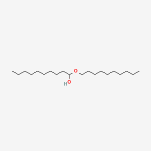 molecular formula C20H42O2 B13802348 1-Decanol, 1-(decyloxy)- CAS No. 67923-56-2