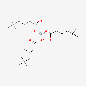 molecular formula C27H51CrO6 B13802373 Chromium tris(3,5,5-trimethylhexanoate) CAS No. 56663-29-7