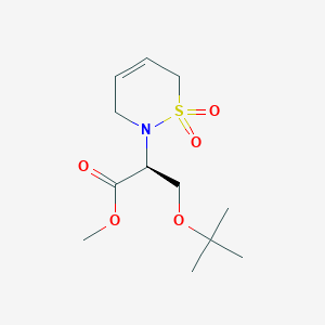 methyl (2S)-2-(1,1-dioxo-3,6-dihydrothiazin-2-yl)-3-[(2-methylpropan-2-yl)oxy]propanoate