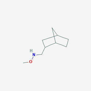 {Bicyclo[2.2.1]heptan-2-ylmethyl}(methoxy)amine