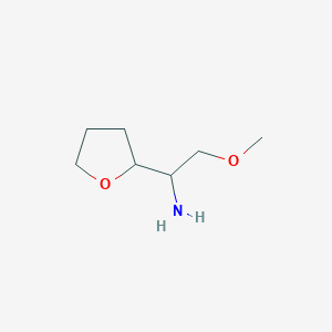 molecular formula C7H15NO2 B1380242 2-Methoxy-1-(oxolan-2-yl)ethan-1-amine CAS No. 1519235-02-9