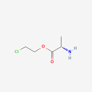 molecular formula C5H10ClNO2 B13802421 L-Alanine, 2-chloroethyl ester 