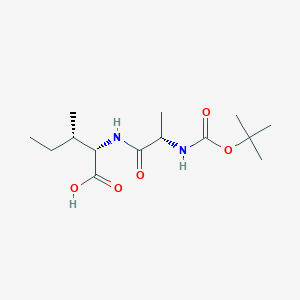 molecular formula C14H26N2O5 B13802430 Boc-ala-ile-OH 