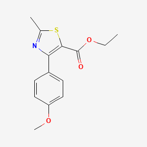 Ethyl 4-(4-methoxyphenyl)-2-methylthiazole-5-carboxylate