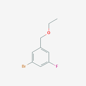 molecular formula C9H10BrFO B1380245 1-Bromo-3-(ethoxymethyl)-5-fluorobenzene CAS No. 1541399-34-1