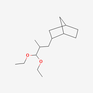 2-(3,3-Diethoxy-2-methylpropyl)bicyclo[2.2.1]heptane