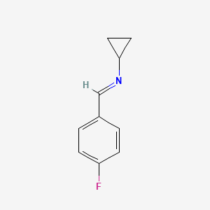 (Z)-N-Cyclopropyl-1-(4-fluorophenyl)methanimine