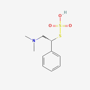 (R)-S-(2-(Dimethylamino)-1-phenylethyl)thiosulfate