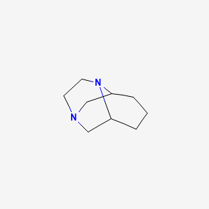 molecular formula C9H16N2 B13802594 Octahydro-2,6-methanopyrido[1,2-a]pyrazine CAS No. 7198-49-4