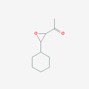 1-(3-Cyclohexyloxiran-2-yl)ethanone