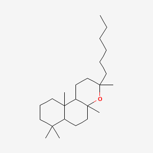 3-Hexyldodecahydro-3,4a,7,7,10a-pentamethyl-1H-naphtho[2,1-b]pyran