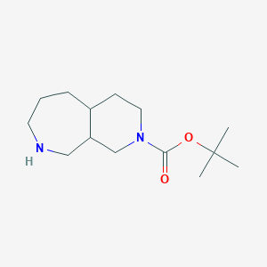 B13802863 Tert-butyl octahydro-1H-pyrido[3,4-C]azepine-2(3H)-carboxylate CAS No. 885270-16-6