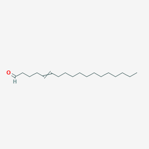 molecular formula C18H34O B13802868 5-Octadecenal CAS No. 56554-88-2