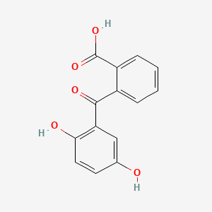 molecular formula C14H10O5 B13802904 2-(2,5-Dihydroxybenzoyl)benzoic acid CAS No. 6272-39-5