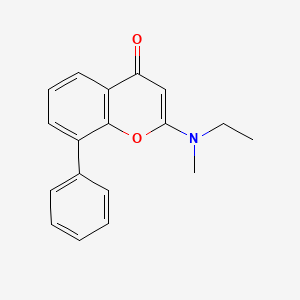 Chromone, 2-(ethylmethylamino)-8-phenyl-