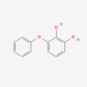 molecular formula C12H10O3 B13802922 1,2-Benzenediol, 3-phenoxy- CAS No. 52995-00-3