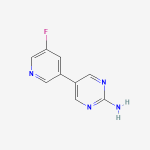 5-(5-Fluoropyridin-3-yl)pyrimidin-2-amine