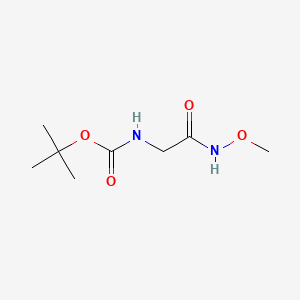 molecular formula C8H16N2O4 B13802948 tert-butyl N-[2-(methoxyamino)-2-oxoethyl]carbamate 