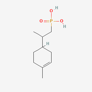 [2-(4-Methylcyclohex-3-en-1-yl)propyl]phosphonic acid