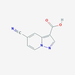 5-Cyanopyrazolo[1,5-a]pyridine-3-carboxylic acid
