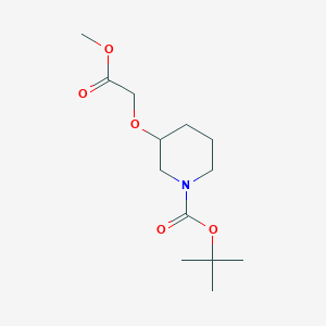 3-Methoxycarbonylmethoxy-piperidine-1-carboxylic acid tert-butyl ester