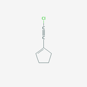 Cyclopentene, 1-(chloroethynyl)-