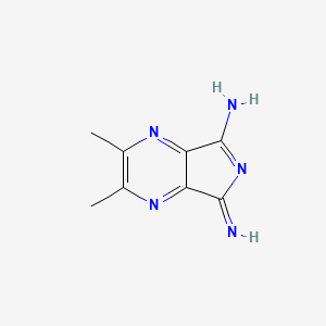 5-Imino-2,3-dimethyl-5H-pyrrolo[3,4-B]pyrazin-7-amine