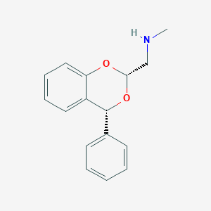 4H-1,3-Benzodioxin-2-methanamine,N-methyl-4-phenyl-,cis-(9CI)