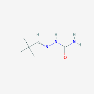 molecular formula C6H13N3O B13803029 2,2-Dimethylpropanal carbamoyl hydrazone 