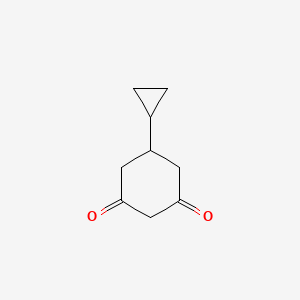 molecular formula C9H12O2 B1380303 5-Cyclopropylcyclohexane-1,3-dione CAS No. 172155-41-8