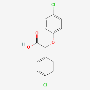 2-(4-Chlorophenoxy)-2-(4-chlorophenyl)acetic acid