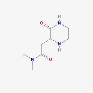 N,N-Dimethyl-2-(3-oxopiperazin-2-YL)acetamide