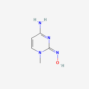 2(1H)-Pyrimidinone,4-amino-1-methyl-,oxime(9CI)