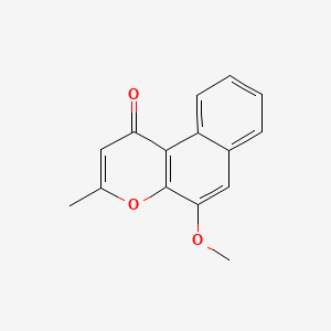 5-Methoxy-3-methyl-1H-naphtho[2,1-b]pyran-1-one