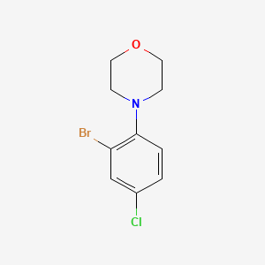 molecular formula C10H11BrClNO B1380331 4-(2-Bromo-4-chlorophenyl)morpholine CAS No. 1432058-09-7