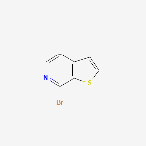 molecular formula C7H4BrNS B1380337 7-Bromothieno[2,3-c]pyridine CAS No. 1140240-22-7