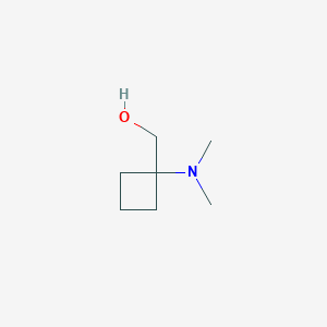 molecular formula C7H15NO B1380358 [1-(Dimethylamino)cyclobutyl]methanol CAS No. 1378667-67-4