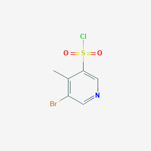 molecular formula C6H5BrClNO2S B1380365 5-Bromo-4-methylpyridine-3-sulfonyl chloride CAS No. 1781881-56-8