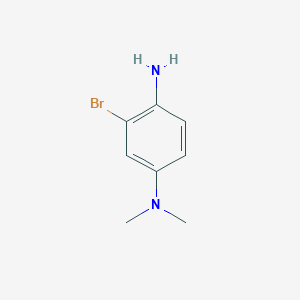 molecular formula C8H11BrN2 B1380384 2-Bromo-4-(dimethylamino)aniline CAS No. 107100-00-5