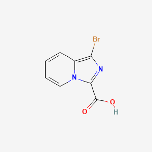 molecular formula C8H5BrN2O2 B1380409 1-溴咪唑并[1,5-a]吡啶-3-羧酸 CAS No. 1784021-95-9